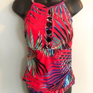 One piece Tropical Swimsuit